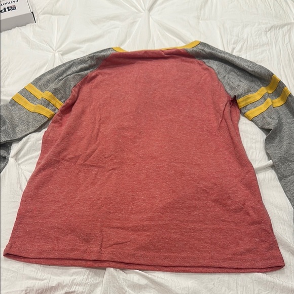 Disney Mickey Mouse Kids Raglan Shirt - Red and Gray - Picture 4 of 4